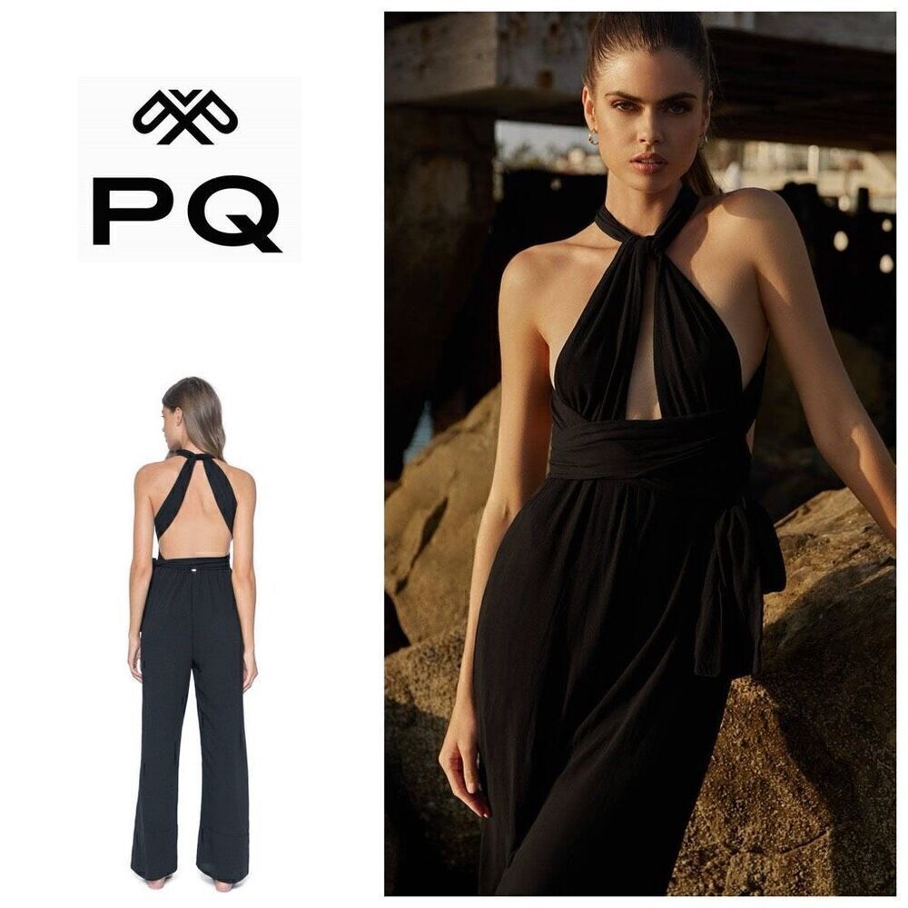 New. PQ black jumpsuit. XS/S. Retails $154